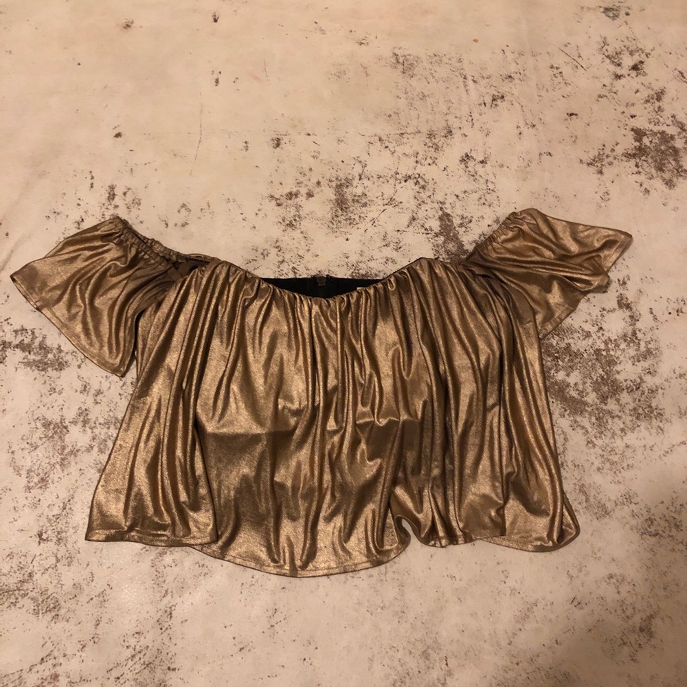 open back crop top